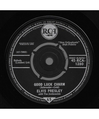 Good Luck Charm [Elvis Presley,...] – Vinyl 7", 45 RPM, Single, Repress [product.brand] 1 - Shop I'm Jukebox 