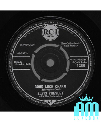 Good Luck Charm [Elvis Presley,...] - Vinyle 7", 45 RPM, Single, Repress [product.brand] 1 - Shop I'm Jukebox 