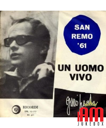 A Living Man [Gino Paoli] - Vinyl 7", 45 RPM [product.brand] 1 - Shop I'm Jukebox 