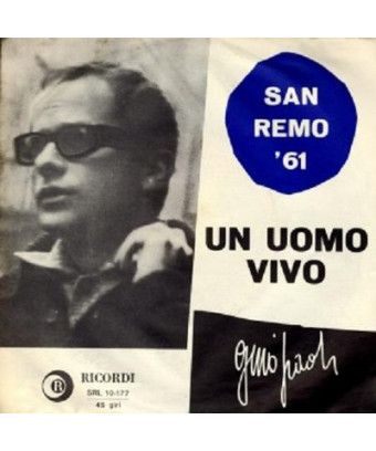 Un homme vivant [Gino Paoli] - Vinyle 7", 45 tours [product.brand] 1 - Shop I'm Jukebox 