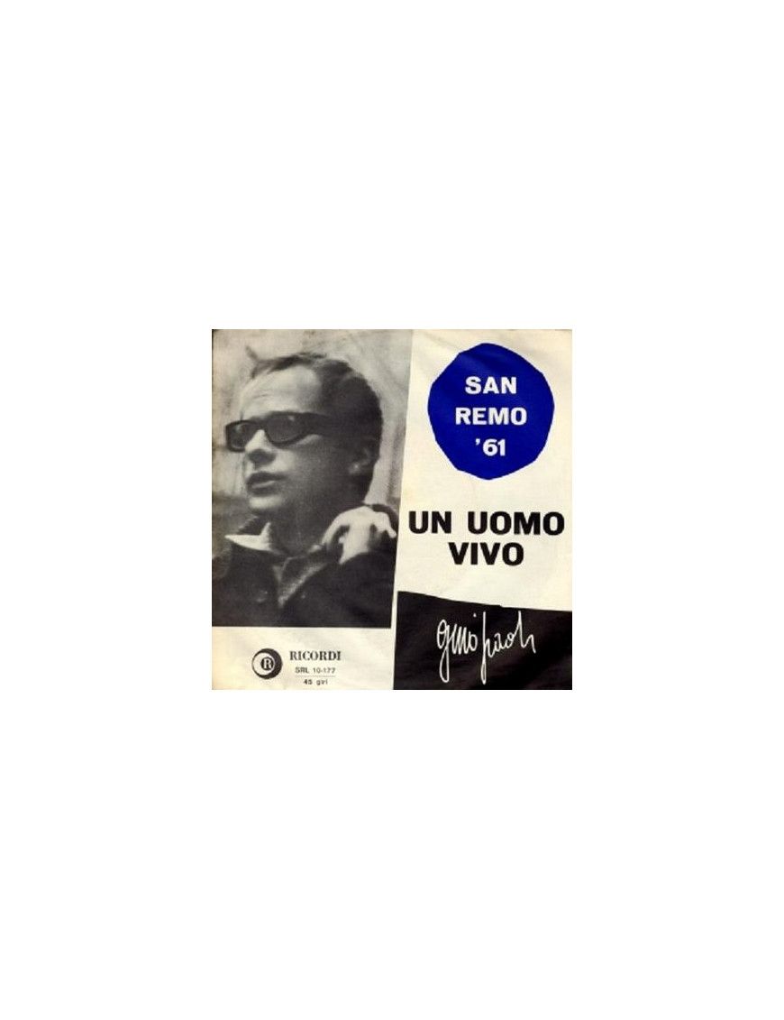 Un homme vivant [Gino Paoli] - Vinyle 7", 45 tours [product.brand] 1 - Shop I'm Jukebox 