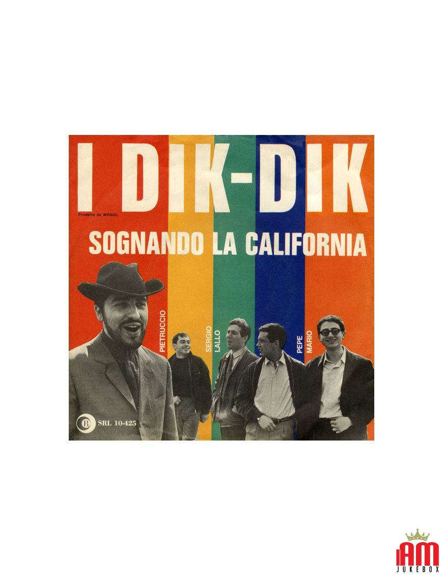 Dreaming of Sweet California During the Day [I Dik Dik] - Vinyl 7", 45 RPM [product.brand] 1 - Shop I'm Jukebox 