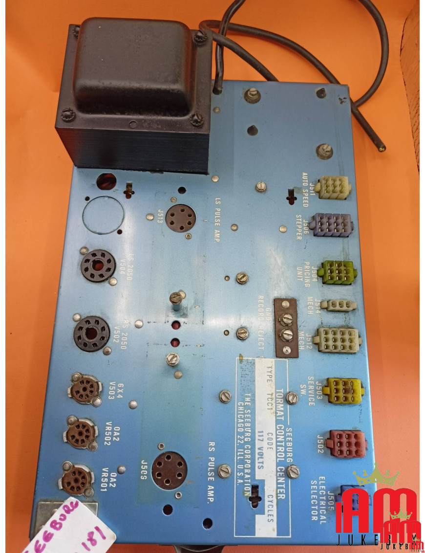 Seeburg TCC1 Tormat Controler Center Jukebox (schwarzer Transformator) SCC181 Ersatzteile Seeburg Seeburg Zustand: Renoviert [pr