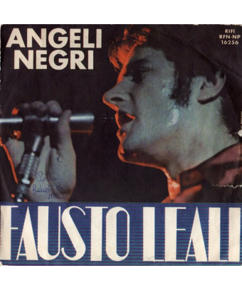 Angeli Negri [Fausto Leali] - Vinyle 7", 45 tours
