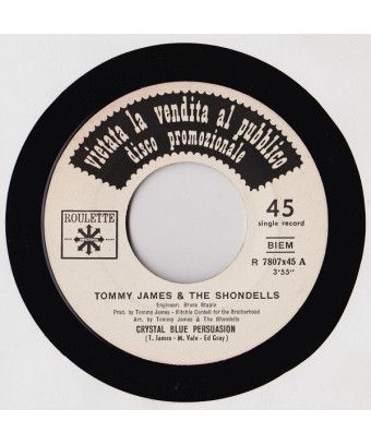 Crystal Blue Persuasion I'm Talking About Her [Tommy James & The Shondells,...] – Vinyl 7", 45 RPM, Promo [product.brand] 1 - Sh