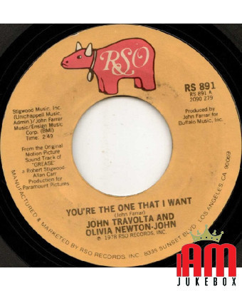 You're The One That I Want [John Travolta,...] – Vinyl 7", 45 RPM, Single, Styrol [product.brand] 1 - Shop I'm Jukebox 