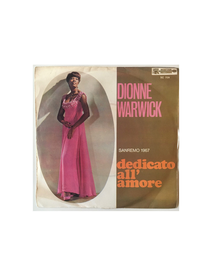Dedicated to Love [Dionne Warwick] - Vinyl 7", 45 RPM [product.brand] 1 - Shop I'm Jukebox 