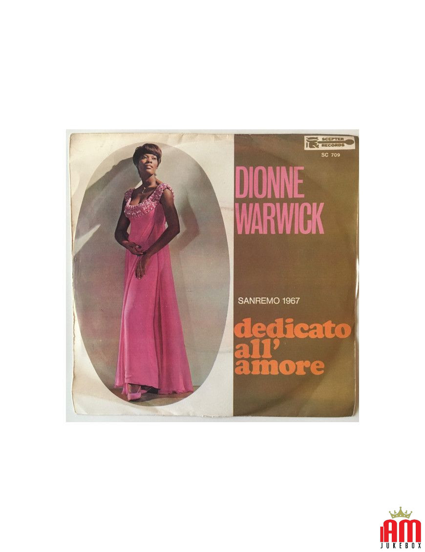 Dedicato All'Amore [Dionne Warwick] - Vinyl 7", 45 RPM [product.brand] 1 - Shop I'm Jukebox 