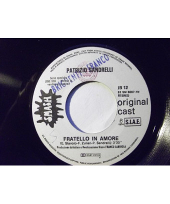 Brother In Love [Patrizio Sandrelli] - Vinyle 7", 45 tours, Jukebox [product.brand] 1 - Shop I'm Jukebox 