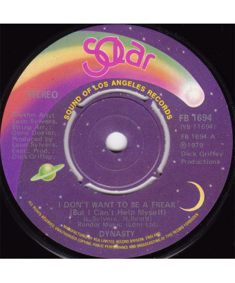 I Don't Want To Be A Freak (But I Can't Help Myself) [Dynasty] - Vinyl 7", 45 RPM, Single, Stereo [product.brand] 1 - Shop I'm J