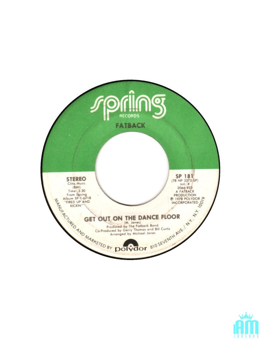 Get Out On The Dance Floor I Like Girls [The Fatback Band] - Vinyl 7", 45 RPM, Single [product.brand] 1 - Shop I'm Jukebox 