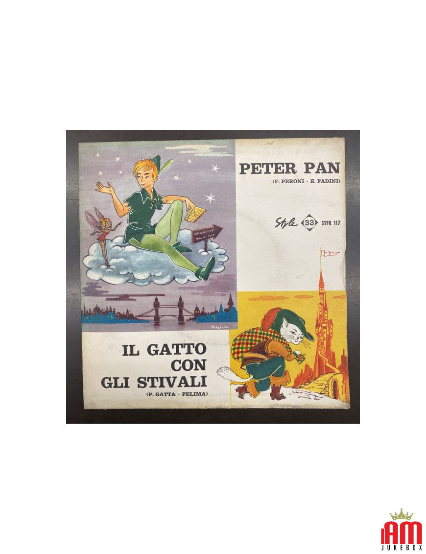 Der gestiefelte Kater, Peter Pan [Piera Gatta] – Vinyl 7", 45 RPM [product.brand] 1 - Shop I'm Jukebox 