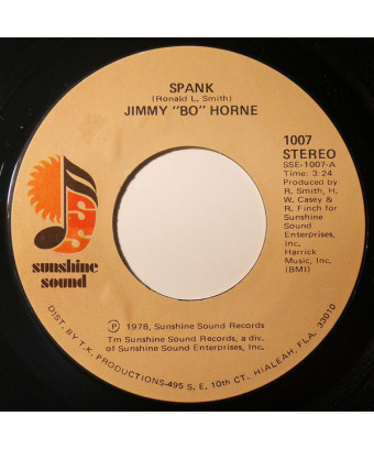 Spank [Jimmy "Bo" Horne] - Vinyl 7", 45 RPM