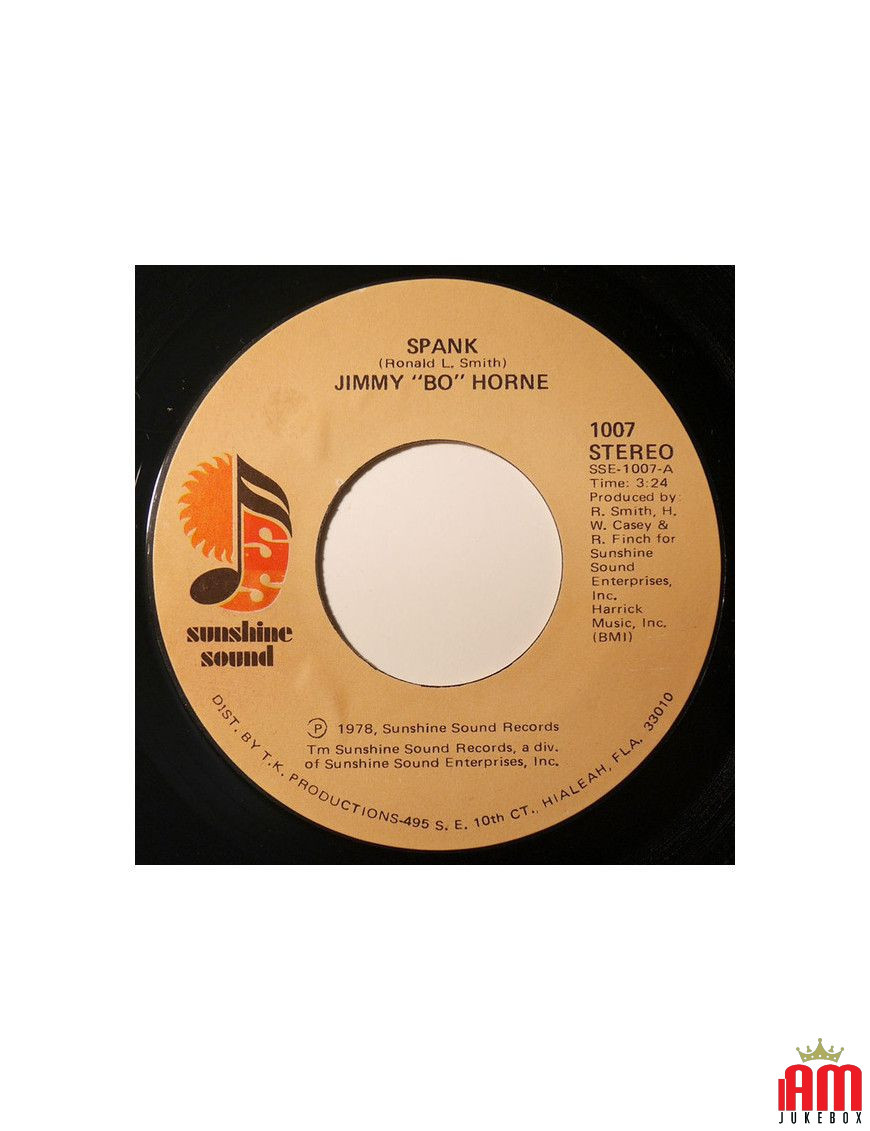 Spank [Jimmy "Bo" Horne] - Vinyl 7", 45 RPM [product.brand] 1 - Shop I'm Jukebox 