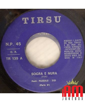 Sogra E Nura [Antonio Pazzola,...] - Vinyle 7", 45 TR/MIN [product.brand] 1 - Shop I'm Jukebox 