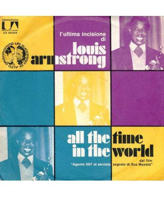 Tout le temps du monde [Louis Armstrong] - Vinyl 7", 45 RPM, Réédition, Stéréo [product.brand] 1 - Shop I'm Jukebox 