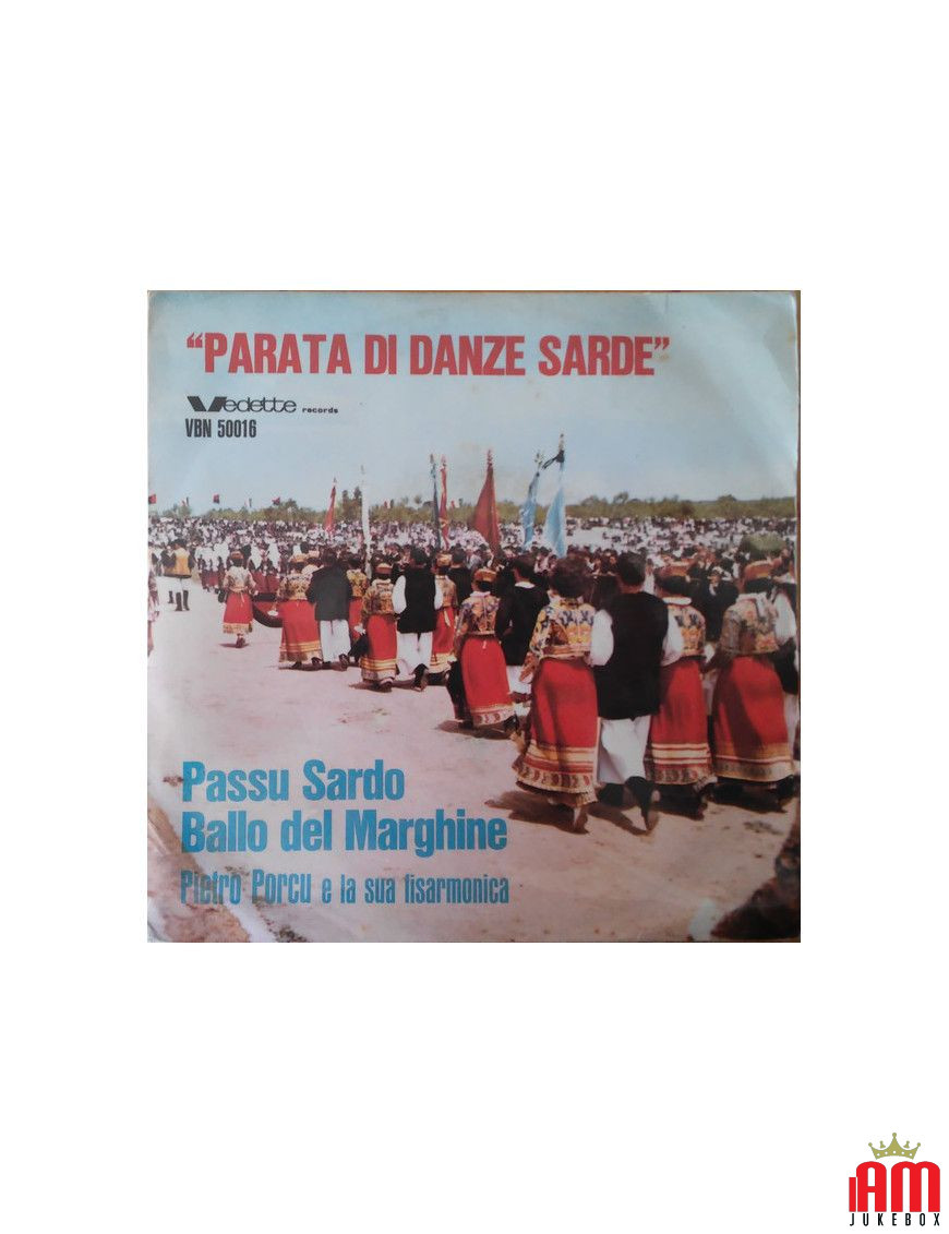 "Parata Di Danze Sarde" Passu Sardo Ballo Del Marghine [Pietro Porcu] - Vinyl 7", 45 RPM [product.brand] 1 - Shop I'm Jukebox 