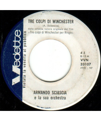Tre Colpi Di Winchester   Occhi Spenti [Armando Sciascia Orchestra] - Vinyl 7", 45 RPM, Single, Promo