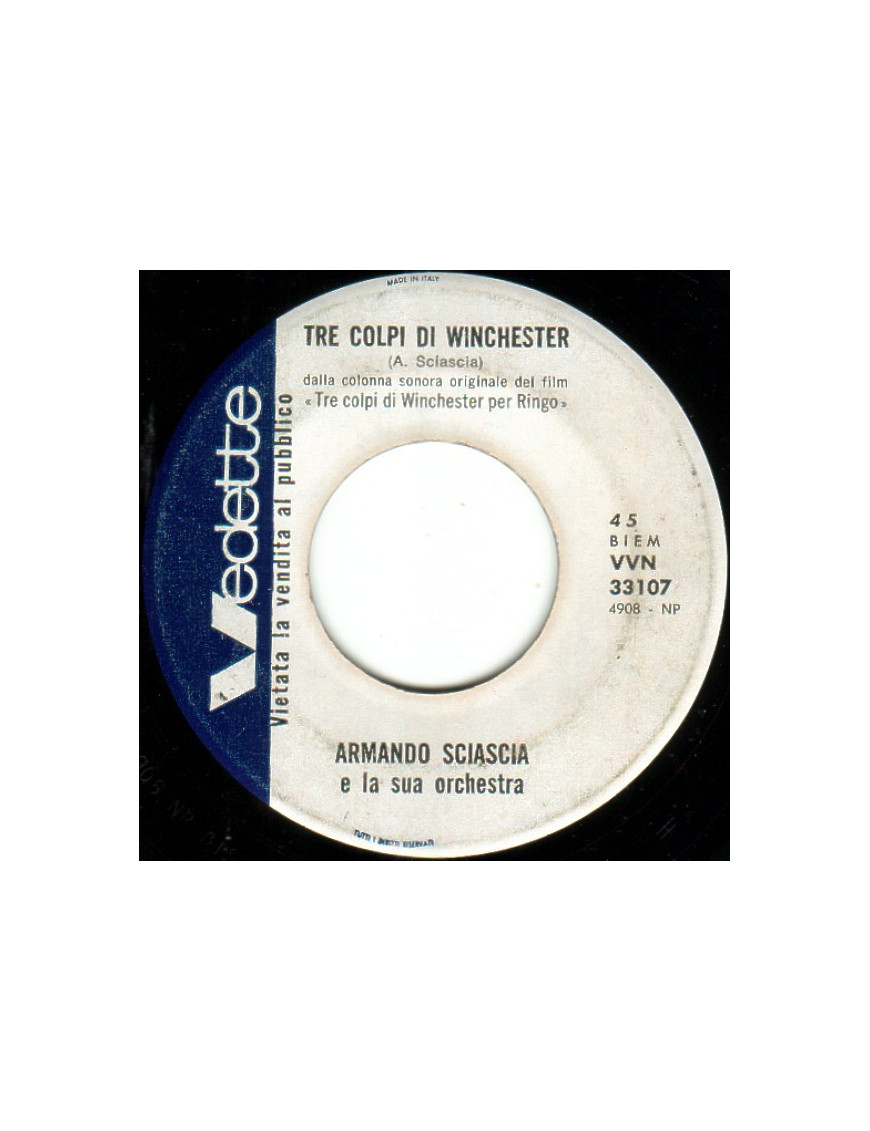 Tre Colpi Di Winchester Occhi Spenti [Armando Sciascia Orchestra] – Vinyl 7", 45 RPM, Single, Promo [product.brand] 1 - Shop I'm