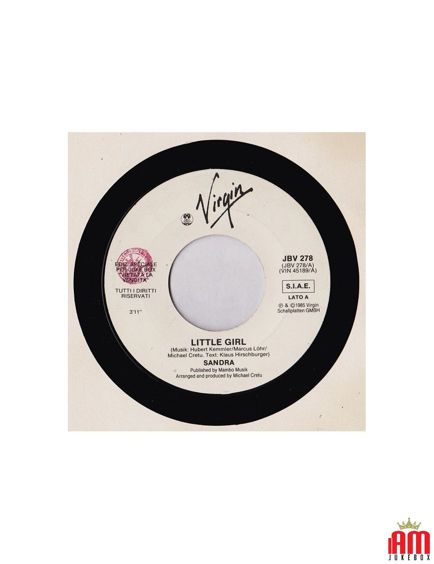 Little Girl Gambit [Sandra,...] - Vinyle 7", 45 RPM, Jukebox [product.brand] 1 - Shop I'm Jukebox 