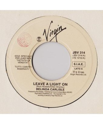 Leave A Light On Look Who's Dancing (Bearbeiten) [Belinda Carlisle,...] – Vinyl 7", 45 RPM, Jukebox [product.brand] 1 - Shop I'm