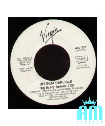 Big Scary Animal Dum Da Dum [Belinda Carlisle,...] - Vinyle 7", 45 RPM, Jukebox [product.brand] 1 - Shop I'm Jukebox 