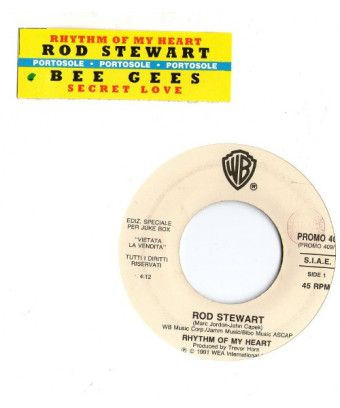 Rhythm Of My Heart Secret Love [Rod Stewart,...] - Vinyle 7", 45 RPM, Jukebox [product.brand] 1 - Shop I'm Jukebox 