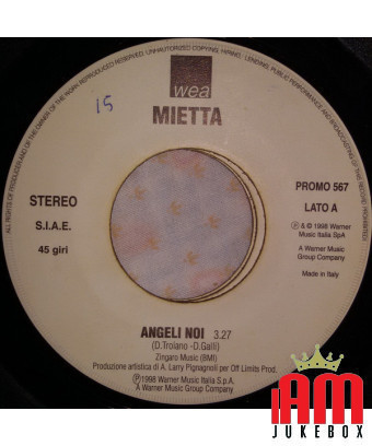 Angeli Noi If I Didn't Have You [Mietta,...] – Vinyl 7", 45 RPM, Promo