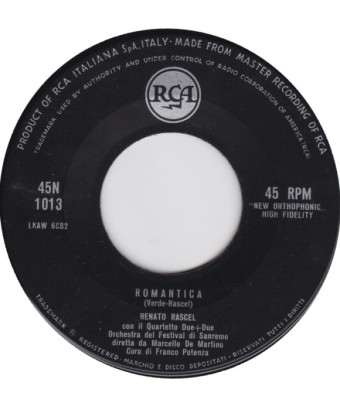 Romantica [Renato Rascel] - Vinyl 7", 45 RPM, Mono