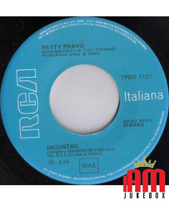 Flower Market Meeting [Patty Pravo] – Vinyl 7", 45 RPM [product.brand] 1 - Shop I'm Jukebox 