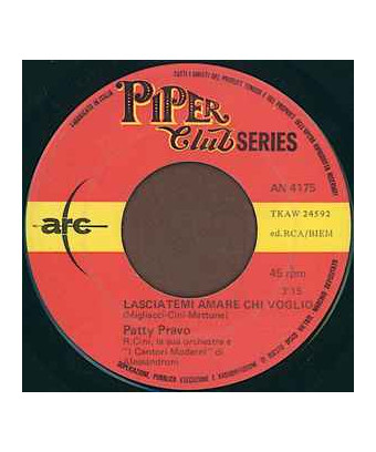Tripoli 1969 [Patty Pravo] - Vinyl 7", 45 RPM, Mono