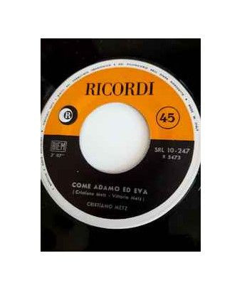 Le Notti Di Un'Estate [Cristiano Metz] - Vinyl 7", 45 RPM [product.brand] 1 - Shop I'm Jukebox 