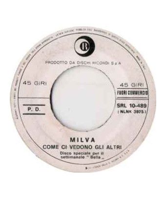 If You Return As They See Us [Milva] – Vinyl 7", 45 RPM, Promo [product.brand] 1 - Shop I'm Jukebox 