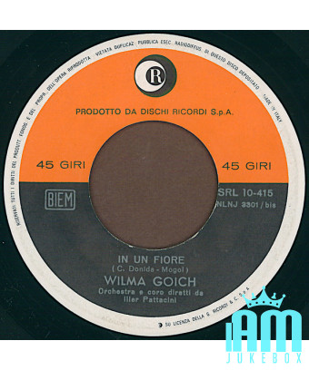 Dans une fleur [Wilma Goich] - Vinyle 7", 45 tours [product.brand] 1 - Shop I'm Jukebox 