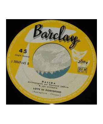 Scoubidou   Love In Portofino [Dalida] - Vinyl 7", 45 RPM, Single