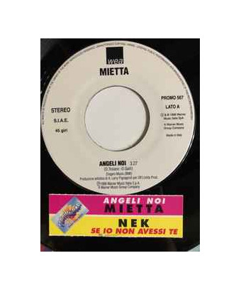 Angeli Noi If I Didn't Have You [Mietta,...] – Vinyl 7", 45 RPM, Promo
