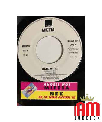 Angeli Noi Si je ne t'avais pas [Mietta,...] - Vinyl 7", 45 RPM, Promo [product.brand] 1 - Shop I'm Jukebox 