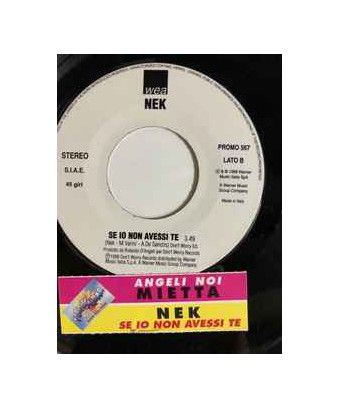 Angeli Noi Si je ne t'avais pas [Mietta,...] - Vinyl 7", 45 RPM, Promo [product.brand] 1 - Shop I'm Jukebox 