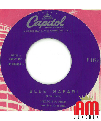 De Guello (No Quarter) Blue Safari [Nelson Riddle And His Orchestra] - Vinyl 7", 45 RPM [product.brand] 1 - Shop I'm Jukebox 