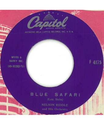 De Guello (No Quarter)   Blue Safari [Nelson Riddle And His Orchestra] - Vinyl 7", 45 RPM
