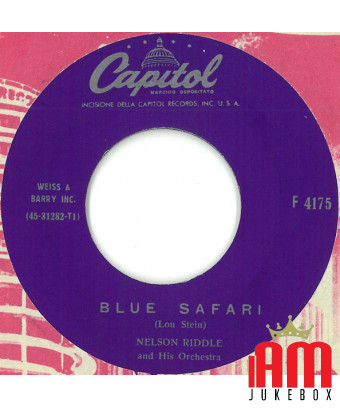 De Guello (No Quarter) Blue Safari [Nelson Riddle And His Orchestra] - Vinyle 7", 45 tours