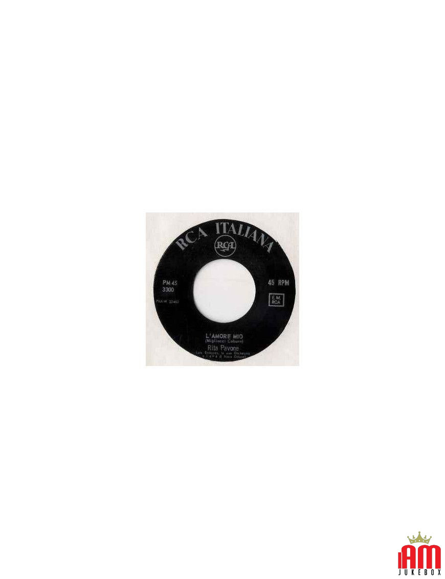 L'Amore Mio [Rita Pavone] – Vinyl 7", 45 RPM [product.brand] 1 - Shop I'm Jukebox 