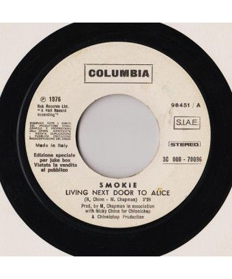 Night Moves Living Next Door To Alice [Bob Seger,...] - Vinyle 7", 45 RPM, Jukebox [product.brand] 1 - Shop I'm Jukebox 