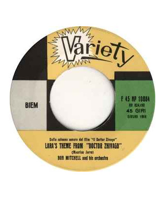 Lara's Theme From "Doctor Zhivago" Beyond the Night [Bob Mitchell And His Orchestra] - Vinyl 7", 45 RPM [product.brand] 1 - Shop