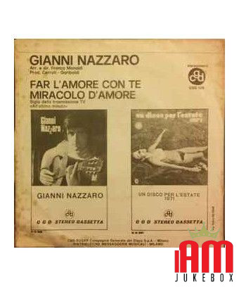 Faire l'amour avec toi Miracle Of Love [Gianni Nazzaro] - Vinyl 7", 45 RPM [product.brand] 1 - Shop I'm Jukebox 