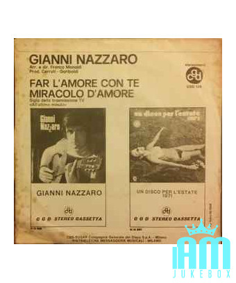 Making Love With You Miracle Of Love [Gianni Nazzaro] - Vinyl 7", 45 RPM [product.brand] 1 - Shop I'm Jukebox 