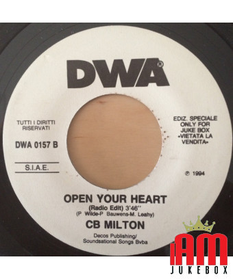 It's A Rainy Day Open Your Heart (Radio Edit) [ICE MC,...] – Vinyl 7", 45 RPM, Jukebox [product.brand] 1 - Shop I'm Jukebox 