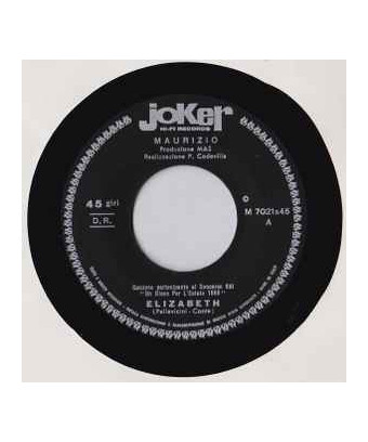 Elizabeth [Maurizio Arcieri] - Vinyle 7", 45 tours [product.brand] 1 - Shop I'm Jukebox 