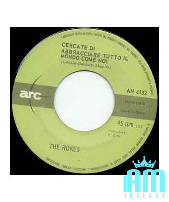 Try To Embrace All The World Like Us [The Rokes] - Vinyl 7", 45 RPM, Mono [product.brand] 1 - Shop I'm Jukebox 