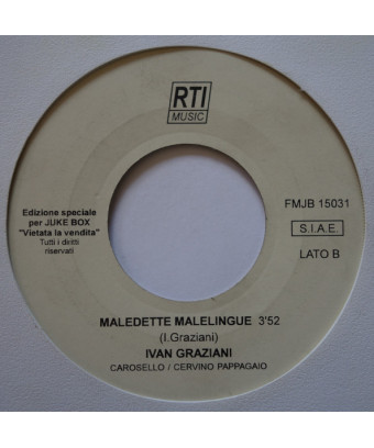Il Mare Calmo Della Sera   Maledette Malelingue [Andrea Bocelli,...] - Vinyl 7", 45 RPM, Jukebox